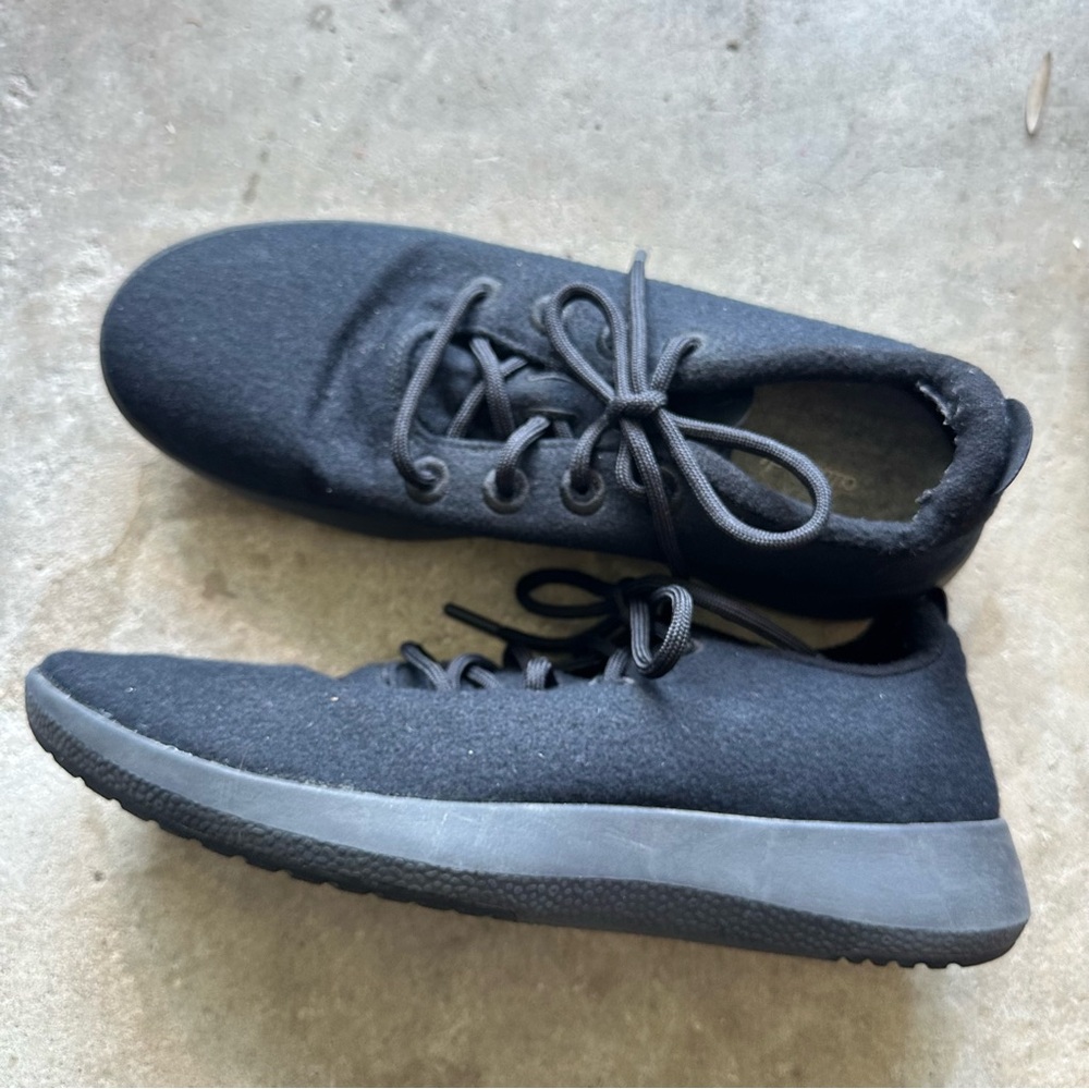 ALLBIRDS Wool Runner natural black sneaker mens 12